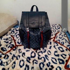 Gucci Backpack Supreme Black 💯